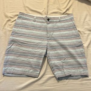 Ben Sherman Shorts Size 36 Pink, White and Blue